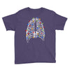 skeleton christmas tree Youth Tee