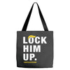 Lock Him Up Tote Bags