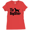 the dogfather labrador retriever Ladies Fitted T-Shirt