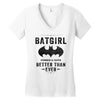 Batgirl Stronger And Faster Better Than Ever Women's V-Neck T-Shirt