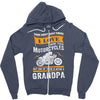 Motorcycles Grandpa Zipper Hoodie