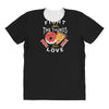 fight for the things you love pizza donuts All Over Women's T-shirt