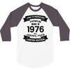 Premium Vintage 1976 3/4 Sleeve Shirt