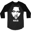 nas face 3/4 Sleeve Shirt