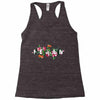 Femen with Flowers Racerback Tank