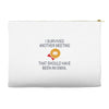 i survived another meeting rectangle Accessory Pouches