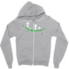 aliens Zipper Hoodie