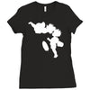 ponyo Ladies Fitted T-Shirt