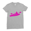 kayak chick Ladies Fitted T-Shirt