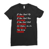 keep moving forward Ladies Fitted T-Shirt