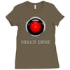 hello dave 2001 space odyssey Ladies Fitted T-Shirt