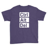 control alt delete Youth Tee