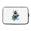 who loves frenchies Laptop sleeve