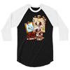 triple beagle portrait 3/4 Sleeve Shirt