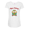 hippie holidays Maternity Scoop Neck T-shirt