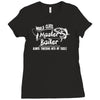 world class master baiter Ladies Fitted T-Shirt