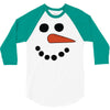 frosty snowman 3/4 Sleeve Shirt