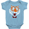 tiger bow tie Baby Onesie
