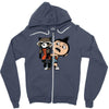 fluffy lil guardian Zipper Hoodie