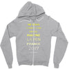 votez marine la pen france 2017 Zipper Hoodie
