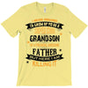 Super Cool Grandson Of A Freaking Awesome Father T-Shirt