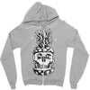 skull pineapple Zipper Hoodie