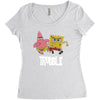 Trouble Women's Triblend Scoop T-shirt