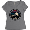 Mountain Women's Triblend Scoop T-shirt