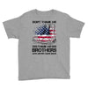 Veteran Don't Thank Me Thank My Brothers Who Never Came Back Youth Tee