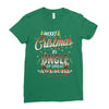 Merry Christmas To Uncle Of Great Awesome Ladies Fitted T-Shirt