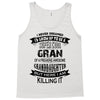 Super Cool Gran Of A Freaking Awesome Granddaughter Tank Top