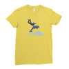 dolphin rider Ladies Fitted T-Shirt