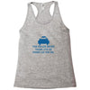 police humor Racerback Tank