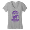 I am a Pancreatic Cancer Survivor - What's Your Superpower? Women's V-Neck T-Shirt