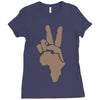 peace to africa Ladies Fitted T-Shirt
