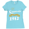 queens are born in 1982 Ladies Fitted T-Shirt