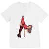 pin up girl V-Neck Tee