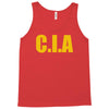 cia  funny  fashion fbi feds joke fancy dress Tank Top