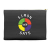 simon says funny Accessory Pouches