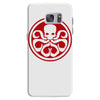 red skull logo avengers marvel comics gift Samsung Galaxy S7