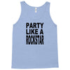 funny t shirt party like a rockstar tee hilarious shirt Tank Top