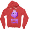 working off my lumps Zipper Hoodie