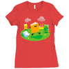 no jacket required Ladies Fitted T-Shirt