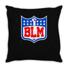 blm! take a knee Throw Pillow