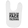 rude slogan Baby Bibs