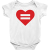 Equality Heart Baby Bodysuit