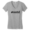 Ootd Outfit Of The Day Women's V-Neck T-Shirt