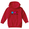 peace love wine Youth Hoodie