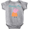 peppa pig mommy pig Baby Bodysuit