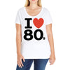 i love 80's Ladies Curvy T-Shirt